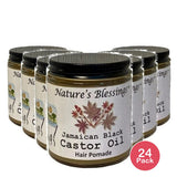 Nature's Blessing Jamaican Black Castor Oil Hair Pomade (All Natural Ingredients 3.7 Oz (Pack of 24)