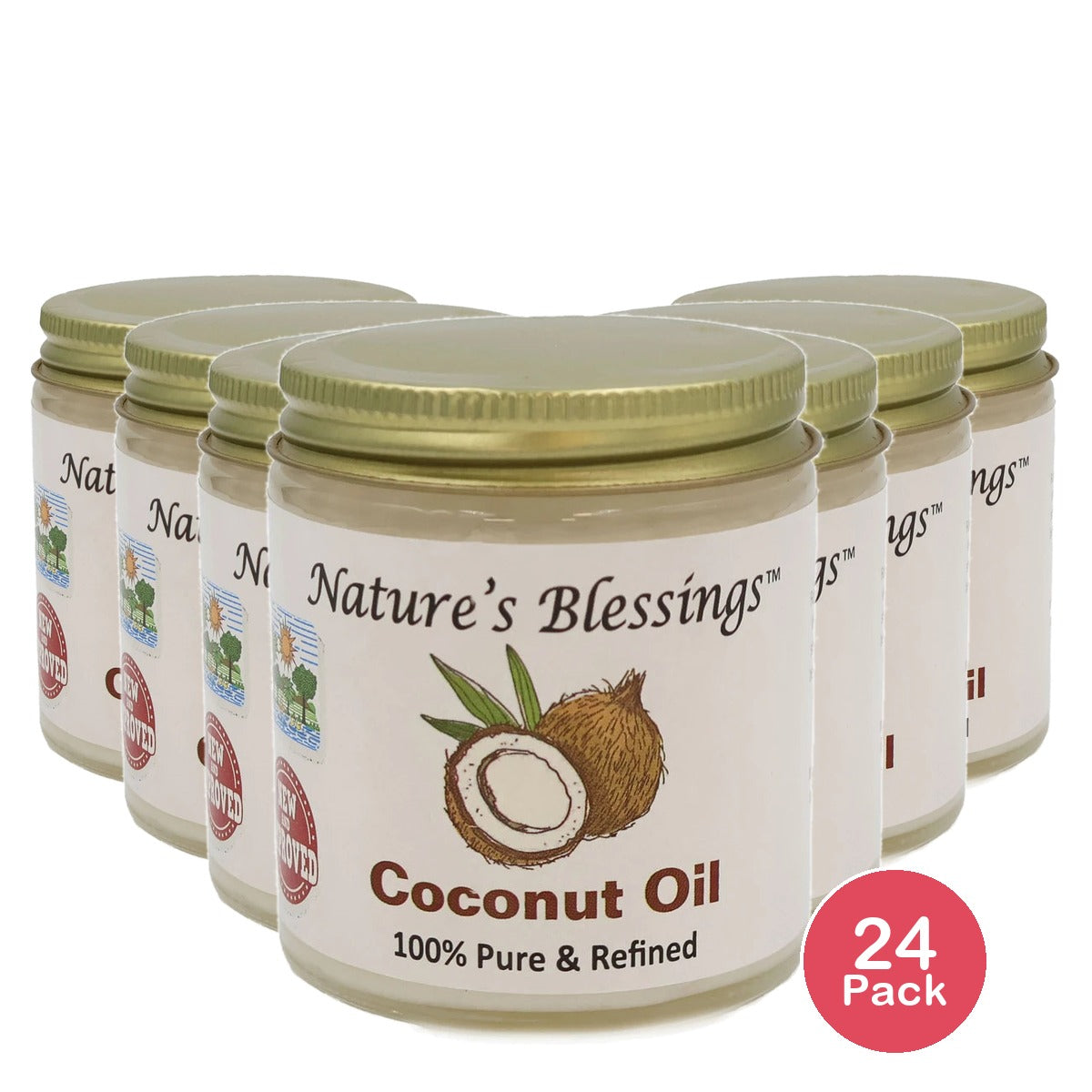 Nature's Blessings Pure Coconut Oil Pomade 3.7 Oz (Pack of 24)