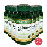 Nature's Bounty Echinacea Whole Herb Capsules 400 Mg 100 Ct (Pack of 24)