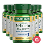 Nature's Bounty Melatonin Sleep Aid Tablets 10 Mg 45 Ct (Pack of 24)