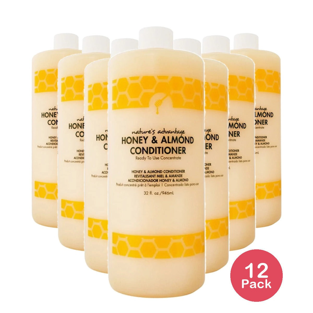 Natures Advantage Honey and Almond Conditioner 32 Oz (Pack of 12)