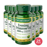 Natures Bounty Evening Primrose Oil 1000 Mg Softgels 3.36Oz (Pack of 24)