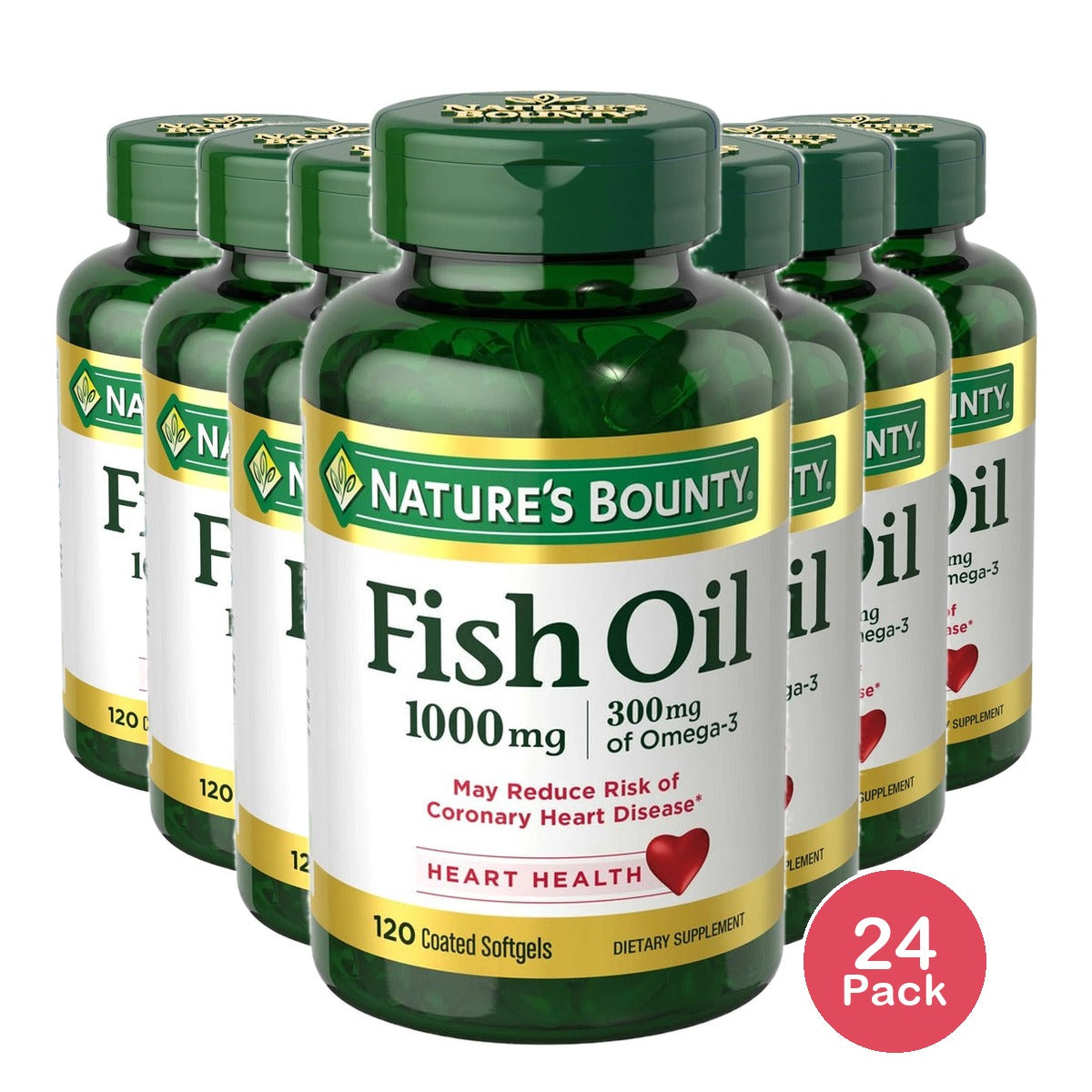 Nature's Bounty Fish Oil 1000 Mg (Pack of 24)