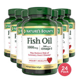 Nature's Bounty Fish Oil Omega 3 1000 Mg (Pack of 24)