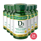 Natures Bounty High Potency Vitamin D1000 Iu Softgels100 Ea 0.63Oz (Pack Of 24)