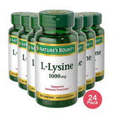 Natures Bounty L-Lysine 1000Mg Tablets 8.47Oz (Pack of 24)