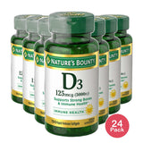 Natures Bounty Maximum Strength Vitamin D5000 Iu Softgels100 Ea 2.4Oz (Pack of 24)