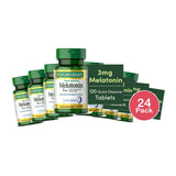 Nature's Bounty Melatonin 3 Mg 120 Quick Dissolve Tablets (Pack of 24)