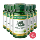 Nature'S Bounty Milk Thistle 1000 Mg Herbal Supplement Softgels 50 Ct 0.15Oz (Pack Of 24)