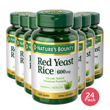 Natures Bounty Red Yeast Rice 600 Mg Capsules120 Ea 4Oz (Pack of 24)