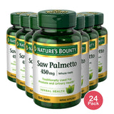 Nature's Bounty Saw Palmetto 450mg (Pack of 24)