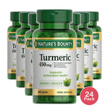 Natures Bounty Turmeric 450 Mg Capsules For Immune Suppport60 Ea 7.76Oz (Pack Of 24)