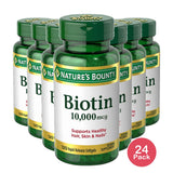 Natures Bounty Ultra Strength Biotin 10000 Mcg Softgels 2.47Oz (Pack of 24)