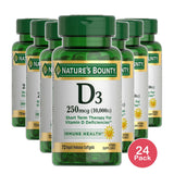 Natures Bounty Vitamin D3 1000 Iu Softgels60 Ea (Pack of 24)