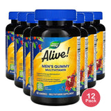 Natures Way Alive Mens Multivitamin Gummies60 Ea 9oz (Pack of 12)