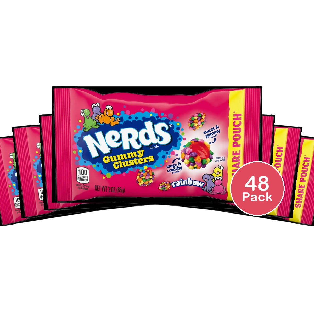 Nestl? Nerds Gummy Clusters 3 oz (Pack of 48)