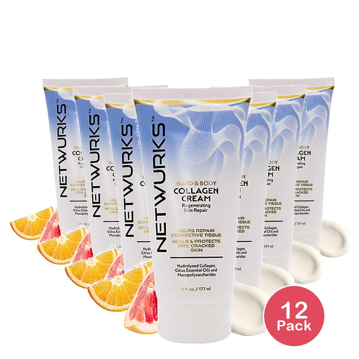 Netwurks Collection Hand Cream 6 Oz (Pack of 12)