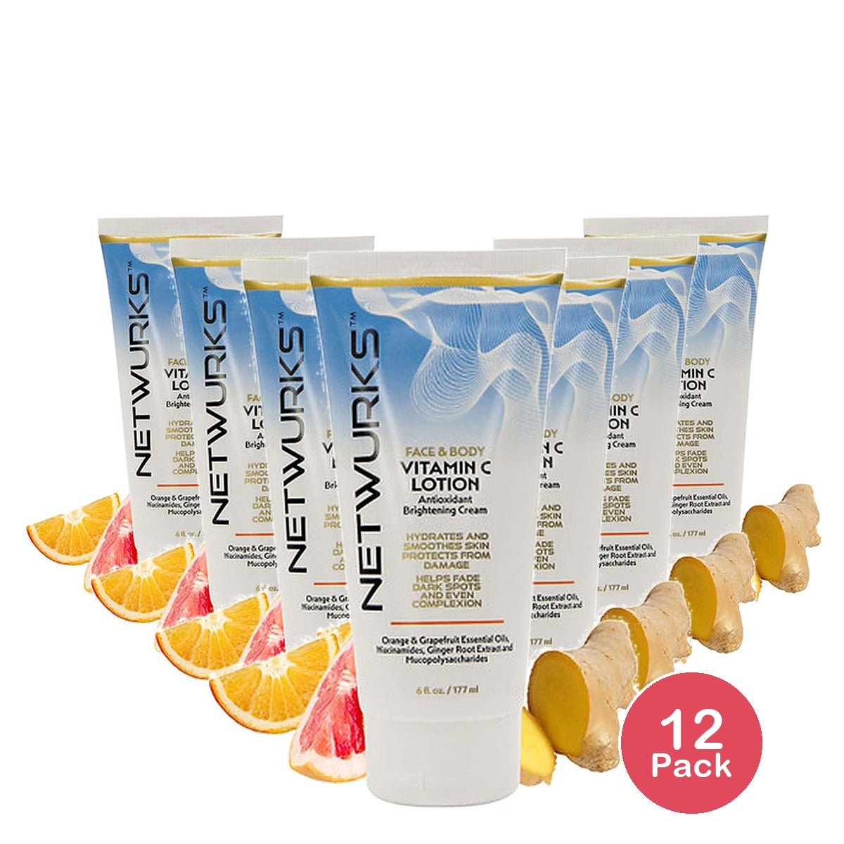 Netwurks Vitamin C Lotion 6 Oz (Pack of 12)