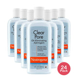 Neutrogena Clear Pore Oil-Eliminating Astringent with Salicylic Acid, Pore Clear 8 Oz (Pack of 24)