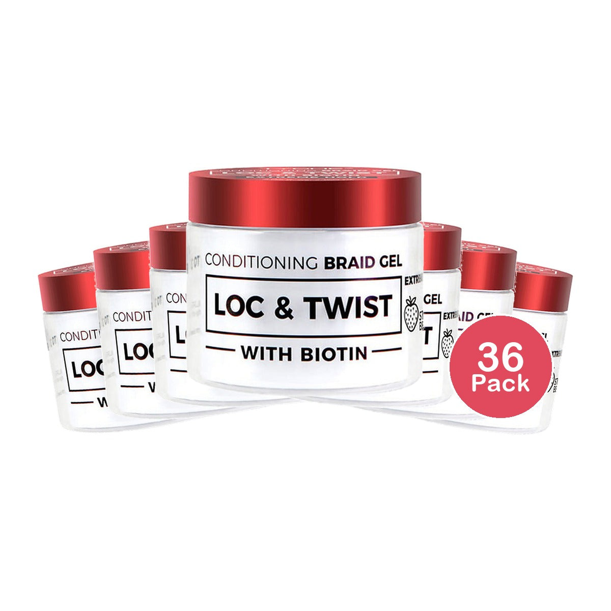 Nicka K Braid Gel Strawberry 10.14 Oz (Pack of 36)