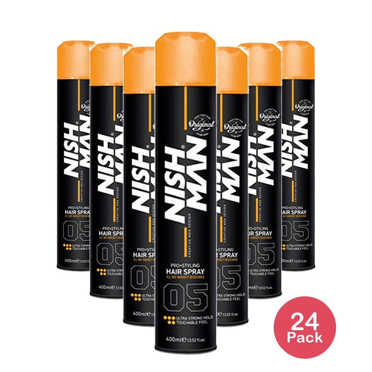 Nishman Ultra Hold Hair Spray 13.52 Oz (Pack of 24)