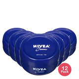 NIVEA Creme Body Face and Hand Moisturizer 6.8 Oz (Pack of 12)