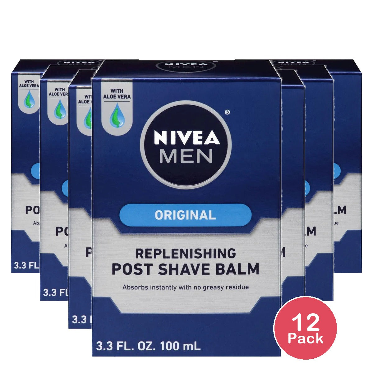 Nivea Men Maximum Hydration Moisturizing Post Shave Balm 3.3Oz (Pack of 12)