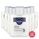 NIVEA MEN Sensitive Post Shave Balm with Vitamin E, Chamomile and Witch Hazel Ex 3.3 OZ (Pack of 12)