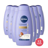 Nivea Shea Butter Nourishing Body Wash for Dry Skin 20Oz (Pack of 12)