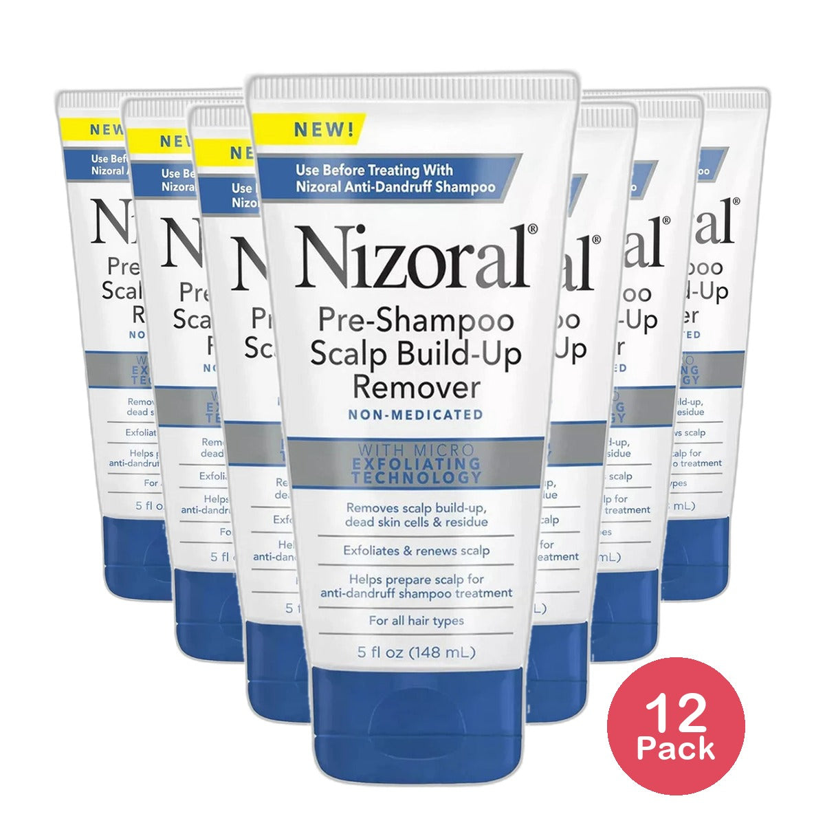 Nizoral Pre Shampoo Scalp Build Up Remover 148 Ml 5oz (Pack of 12)