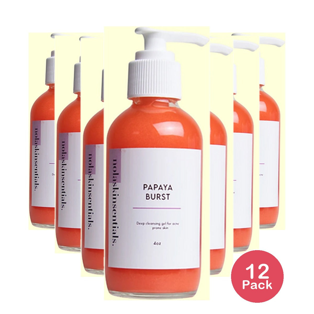 Nola Skin Papaya Face Wash 200ml (Pack of 12)