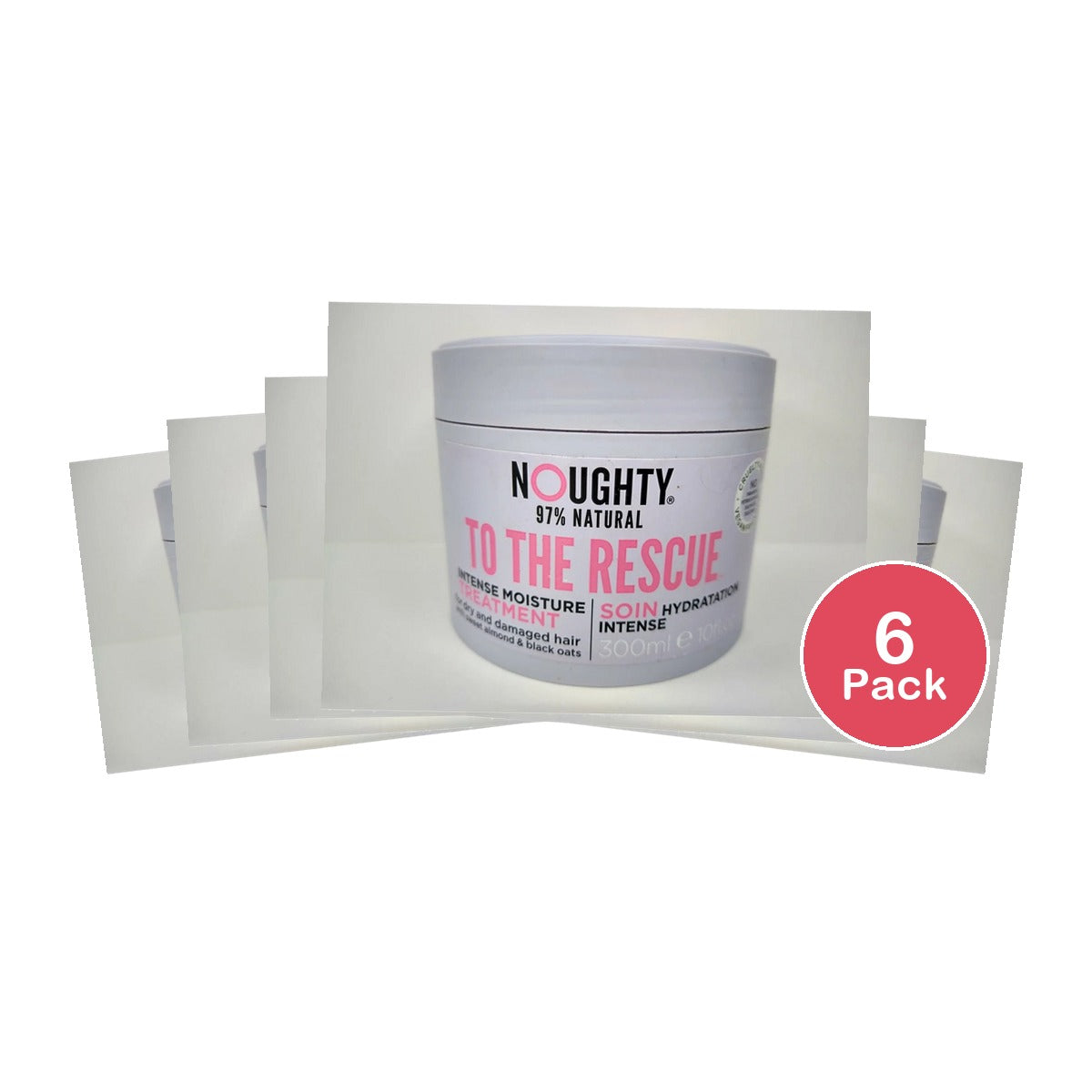 Noughty To The Rescue Intense Moisture Treatment Mask - 10 fl oz (Pack of 6)