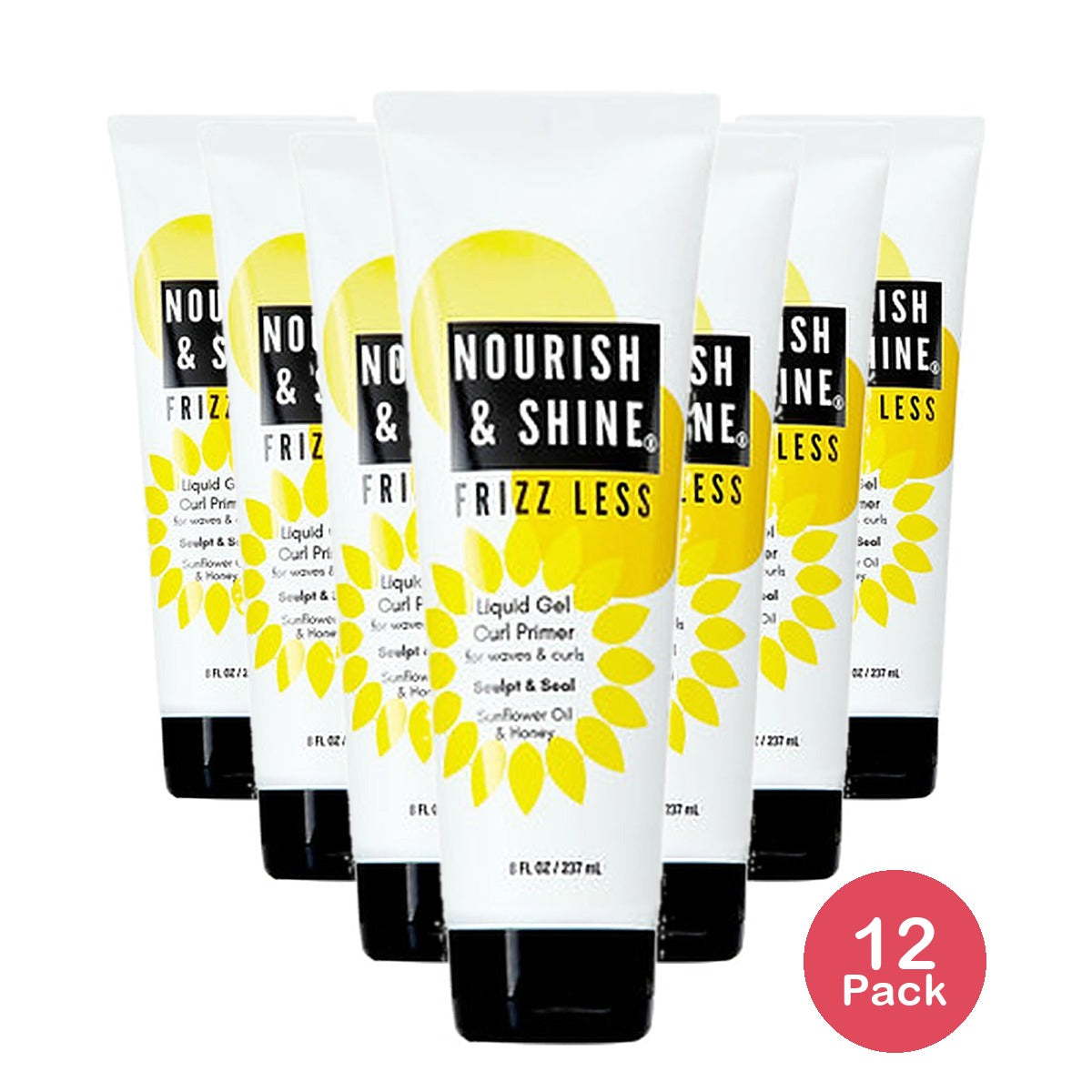 Nour & Shine Liquid Curl Primer 8 Oz (Pack of 12)