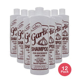 Nutrine Garlic Hair Shampoo for Excessive Hair Loss Scented 16 Oz (Pack of 12)