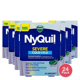 NyQuil LiquiCaps Severe Cold & Flu ? 24 Count 1.6oz (Pack of 24)