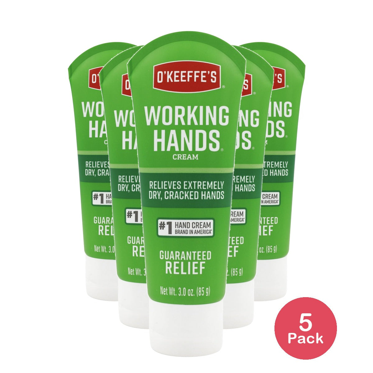 O Keeffe's Working Hands Hand Cream 3 Oz (Pack Of 5)