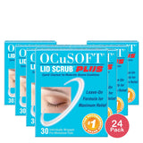 Ocusoft Eyelid Scrub Pre-Moistened Pads Plus30 / Box 1.13Oz (Pack of 24)