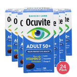 Ocuvite Adult 50 Plus Eye Vitamins & Mineral Supplements Omega 3 Lutein & Zeax (Pack of 24)