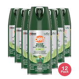 Off Deep Woods Dry Aerosol Insect Repellent VIII 2.5Oz (Pack of 12)