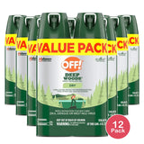 Off Deep Woods Insect Repellant VIII Dry 8oz (Pack of 12)