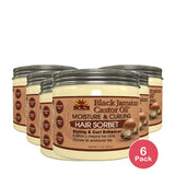 Okay Black Jamaican Castor Oil Hair Sorbet 17 Oz (Pack of 6)