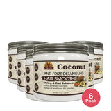 Okay Coconut Anti-Frizz Detangling Hair Smoothie 17 Oz (Pack of 6)
