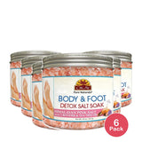 OKAY Pure Naturals Himalayan Pink Salt Body & Foot Soak 20 Oz (Pack of 6)