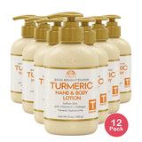 OKAY Turmeric Hand & Body Lotion 12 Oz (Pack of 12)