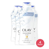 Olay Ultra Moisture Exfoliating Body Wash 22 Fl Oz (Pack of 4)