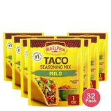 Old El Paso Seasoning, Mild Taco, 1 Oz (Pack of 32)