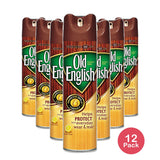 Old English Furniture Polish Spray with Protective Shield Formula Lemon 12.5Oz (Pack of 12)
