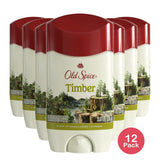 Old Spice Antiperspirant Deodorant for Men, Timber With Sandalwood, Inspired by 2.26 oz (Pack of 12)