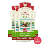 Old Spice Body Wash Fiji 16 Oz (Pack of 4)