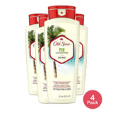 Old Spice Body Wash Fiji with Palm Tree 18 Fl Oz (Pack of 4)